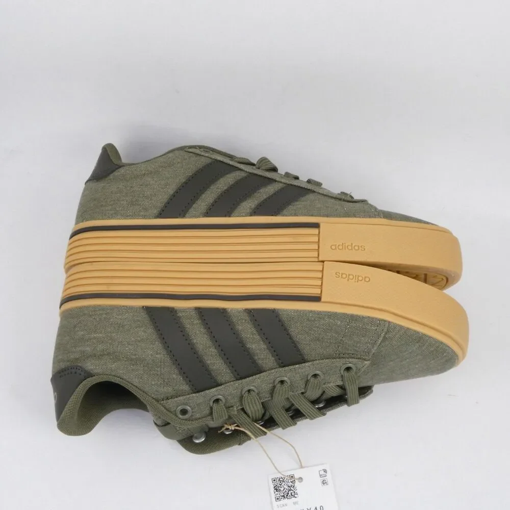 Adidas Daily 4.0 Unisex Women’s US 5 / Men's US 4 Skateboarding Shoe Green NWOB